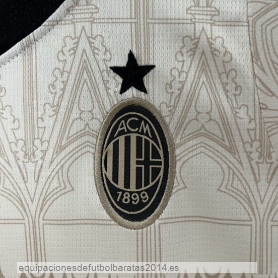 Nuevo Cuarta Conjunto De Niños AC Milan 23/24 Amarillo Baratas